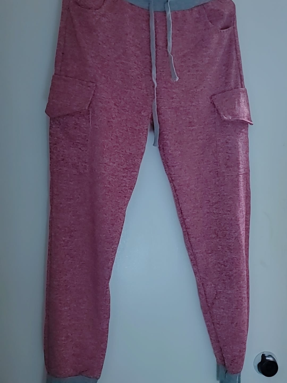 Kids Pink Cargo Jogger Pants - Comfortable Drawstring Waist